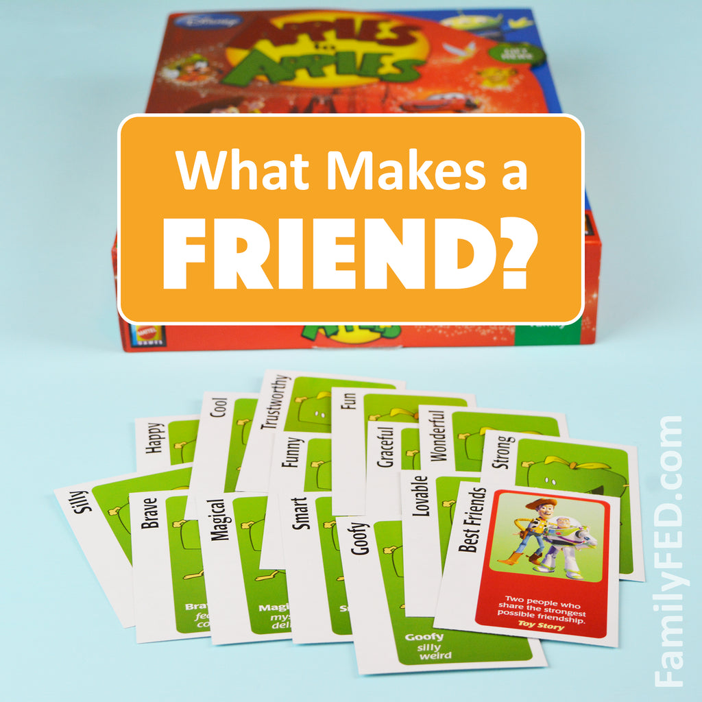Talking to Your Family about Friendship: A Creative Video Challenge with Apples to Apples Cards!