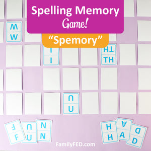 "Spemory"—the Spelling Memory Game for Word Nerds and At-Home Learning