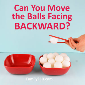 Backward Ball Drop—Fun Game for Talking about Teamwork