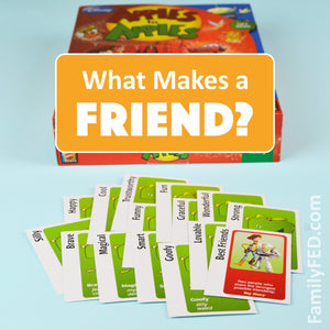 Talking to Your Family about Friendship: A Creative Video Challenge with Apples to Apples Cards!