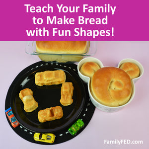 How to Make Bread Easy for Kids with a Fun Shaped-Bread Twist! (Physical Skill Idea)