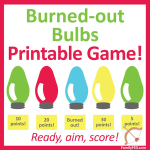 Burned-Out Bulbs Easy Christmas Party Game!