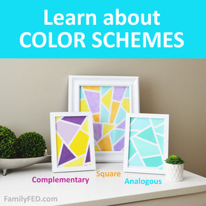 Learn More about Color Schemes with a Fun Art Project (Intellectual Skill)