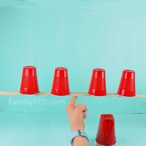 Cups by the Yard! An Easy Boredom Buster Using Plastic Cups!