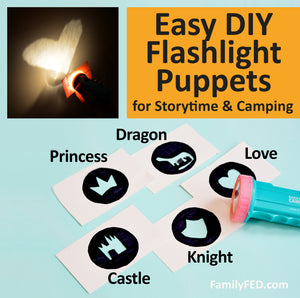 How to Create DIY Flashlight Puppets and Shapes—Fun Idea for Camp or Bedtime Story Time