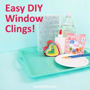 How to Make DIY Window Clings for Father’s Day Decor or a Special Gift!