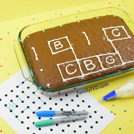 The Dot Game with CAKE—The Perfect Dessert for Family Game Night!
