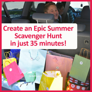 Create an Epic Summer Scavenger Hunt—4 Tips for a Successful Scavenger Hunt + Free Printables!