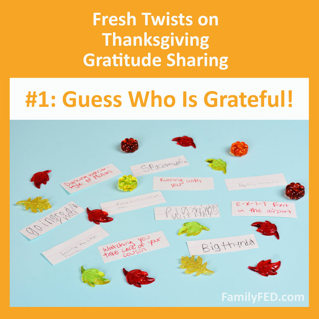 Guess Who Is Grateful! An Easy Thanksgiving Party Game