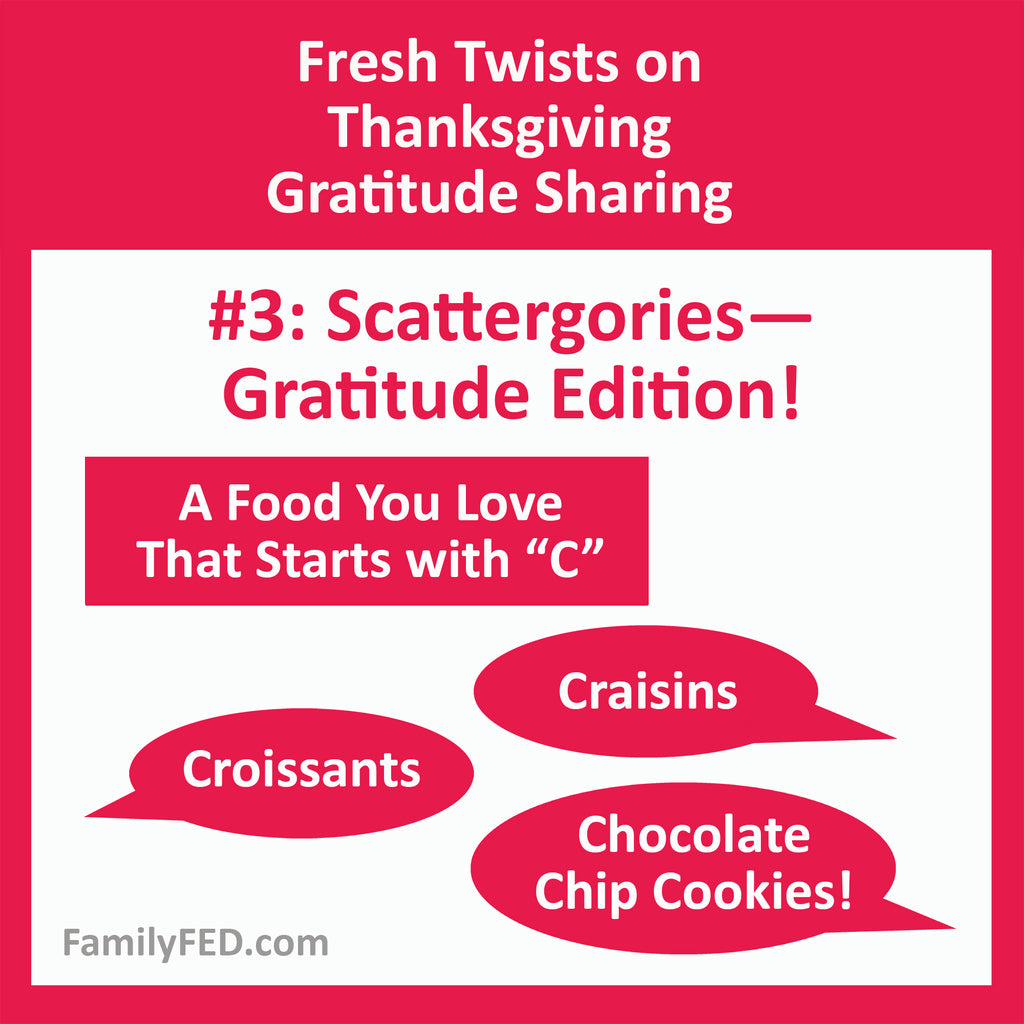 Scattergories List: Gratitude Edition—A Fun and Easy Thanksgiving Party Game