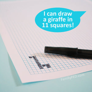 How Many Squares? A Simple Art Game That Helps You Talk with Your Kids about Goals and Growth