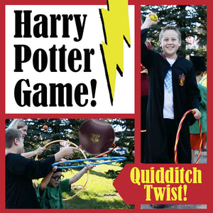 Quidditch "Flies Up": Easy Harry Potter Game with Dollar-Store Hula Hoops
