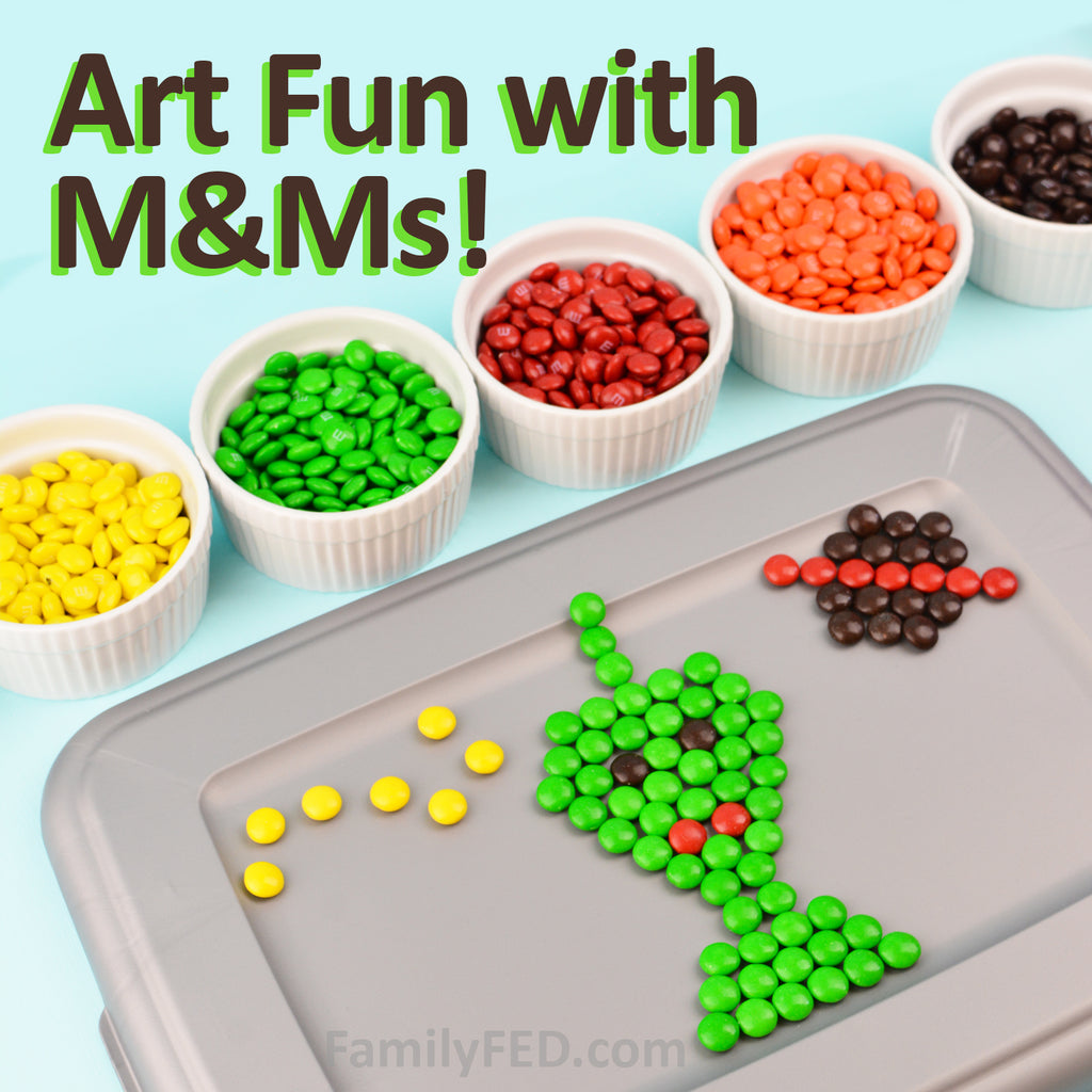 Make M&M Art Masterpieces—an Easy Art Project with Candy That Helps You Talk about Creative Problem-Solving with Your Kids and Teens!