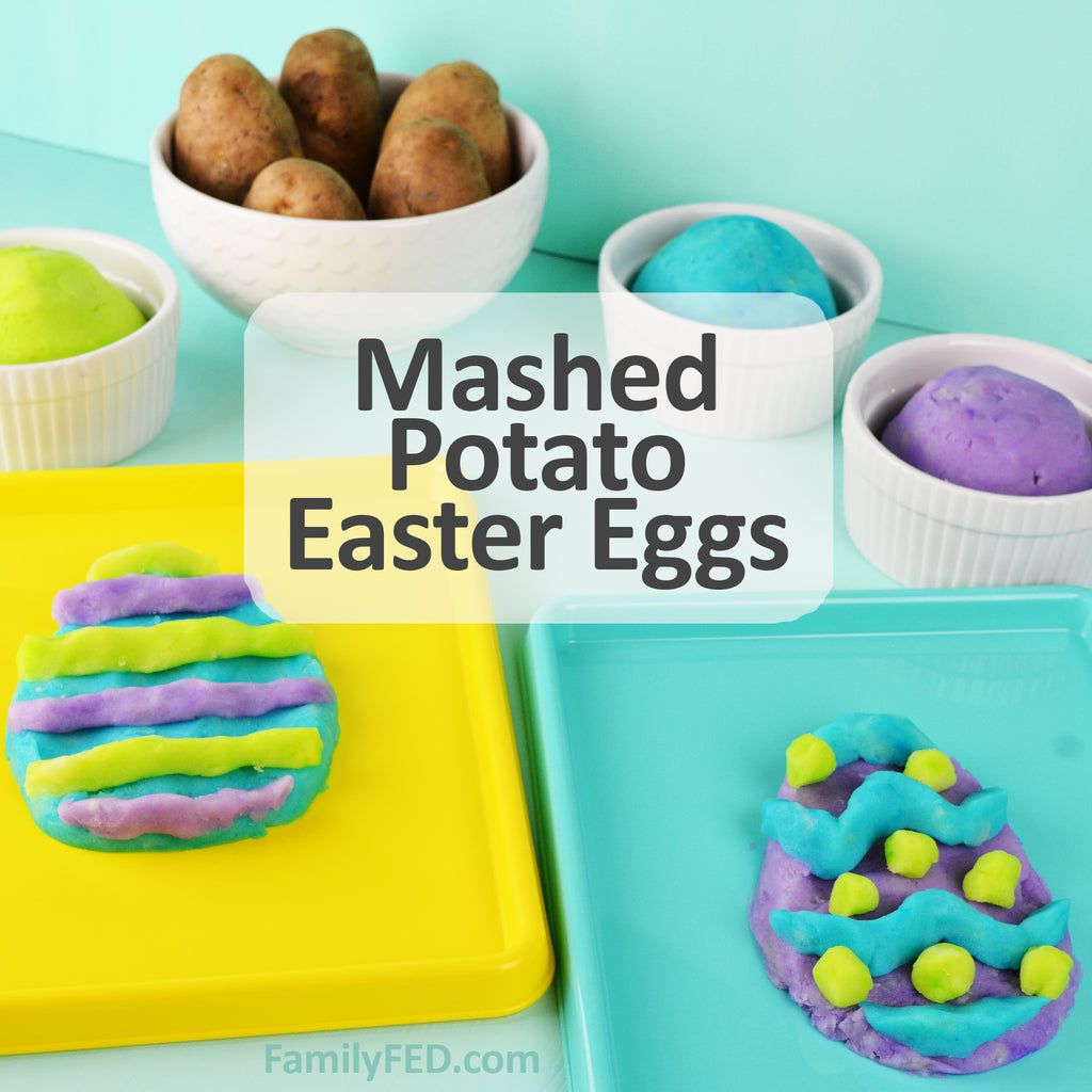 Mashed Potato Easter Eggs—Easy Easter Food Craft!