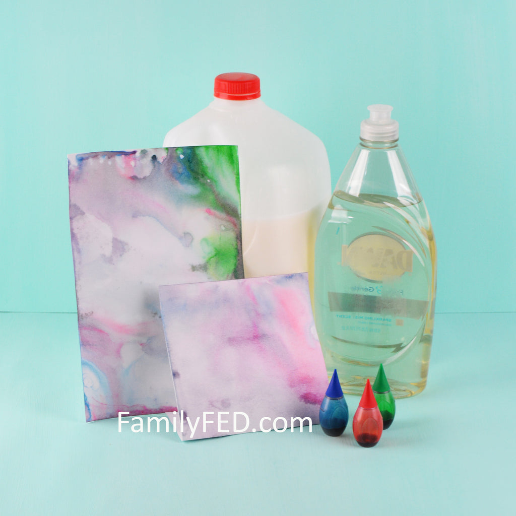 Milk Art—The Classic Milk and Dish Soap Science Experiment Gets a New Artistic Twist!