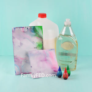 Milk Art—The Classic Milk and Dish Soap Science Experiment Gets a New Artistic Twist!
