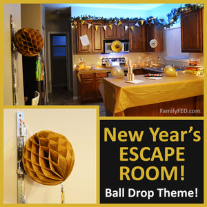 New Year's Eve Ball Drop Escape Room DIY