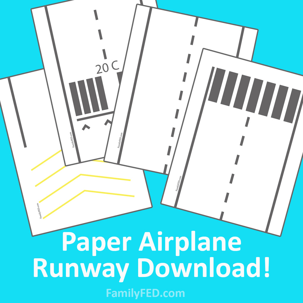 Download a Paper Airplane Runway to Test Your Best Paper Airplane Engineering Skills