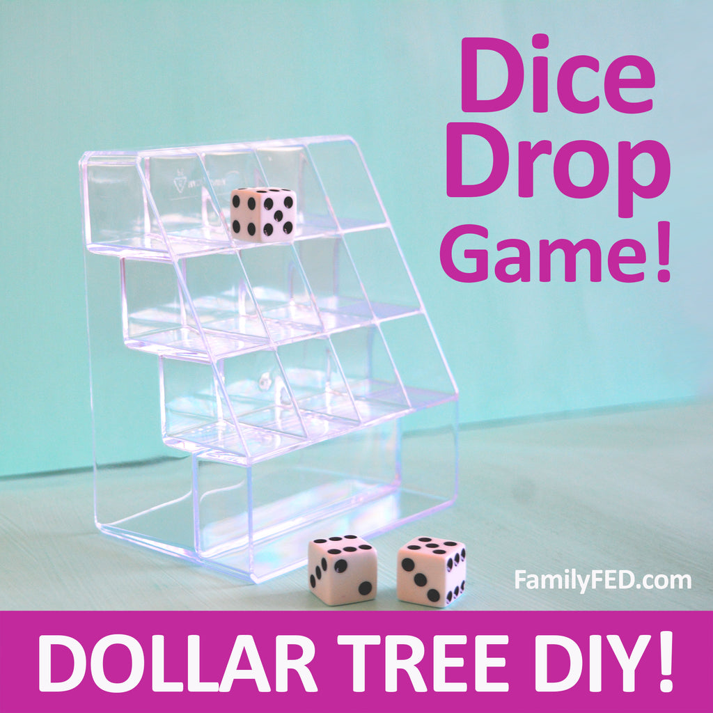Dice Drop—Dollar Tree DIY Dice Game for Home, Road Trips, Car Games, and Party Games