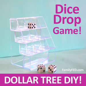 Dice Drop—Dollar Tree DIY Dice Game for Home, Road Trips, Car Games, and Party Games
