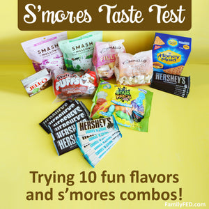 The Ultimate S’mores Marshmallow Taste Test—Best S'mores Marshmallows with Cookies, Crackers, and PUDDING!