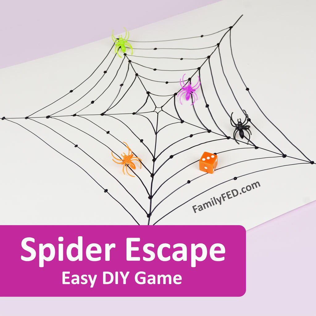 Easy 5-Minute Halloween Party Game: Spider Escape