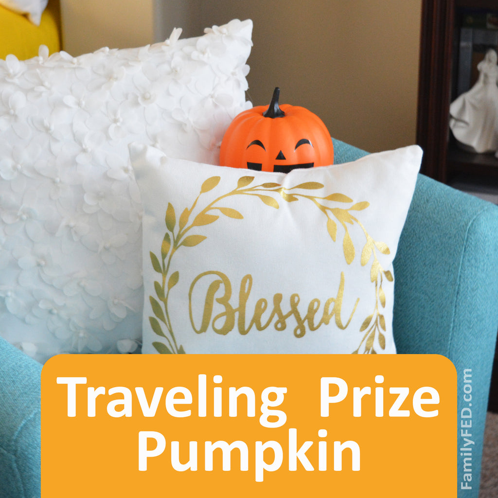 Traveling Prize Pumpkin—Easy Halloween Activity and Halloween Tradition