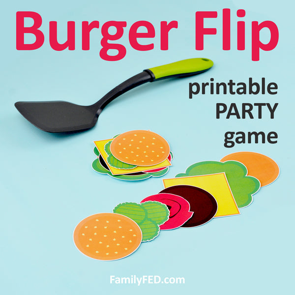 Burger Flip—the Perfect Party Game for Barbecues, Summer Parties, and Family Game Nights